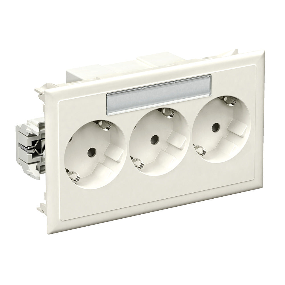Schneider Drievoudige Wandcontactdoos Met Labelvenster - 5940112