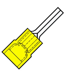 Nylon Geïsoleerde Pin Terminal P13.5 4.0-6.0mm2 - 156660 [100 Stukken]