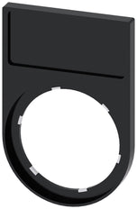 Siemens SIRIUS ACT Labelhouder 12.5x27mm Zwart - 3SU19000AG100AA0 [5 Stuks]