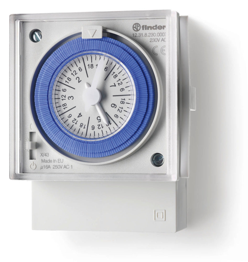 Finder 72Mm Wekelijkse Timer Schakelaar 16A 230Vac - 12.31.8.230.0007