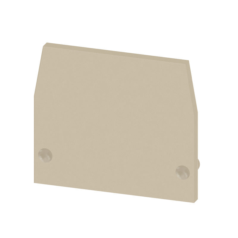 Eindplaat Aansluitblok Bescherming 22,5 X 1,5 Mm Beige - 0340560000 [20 Stuks]