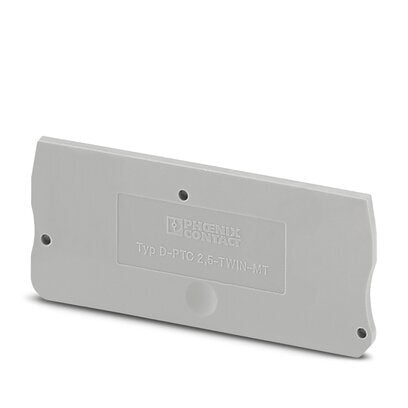 Phoenix Contact Eindafdekking D-PTC 2.5-TWIN-MT Grijs - 3270100 [50 Stuks]