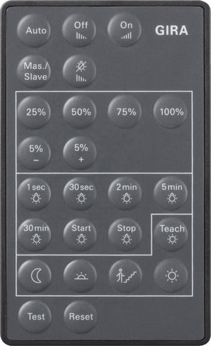 Gira Ir Afstandsbediening Pir 3 Voor Sensotec Bewegingssensoren - 237300