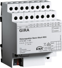 Gira Knx 6-Kanaals Basis Verwarmingsactuator Din Rail - 211400