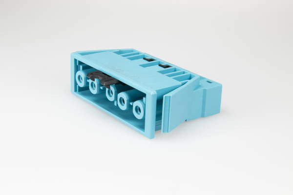 5 Polige Vrouwelijke DALI Chassis Connector Pastel Blauw - 1698P5V [10 Stuks]