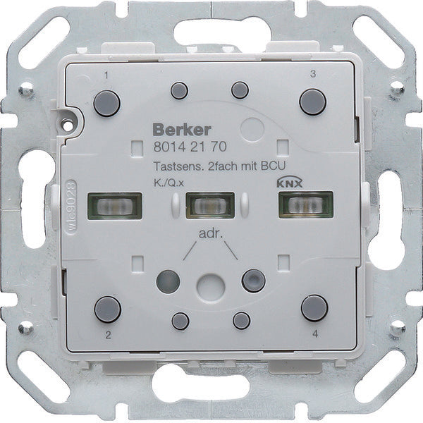 Hager 2 Gang Drukknopmodule Met Buskoppelingseenheid - 80142170