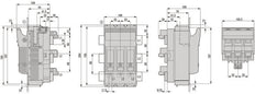 Eaton NH 3-Pole Fuse Switch Disconnector 160A - 183035