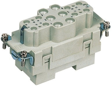 Harting 18-Contact Female Power Insert 40A - 09380182701