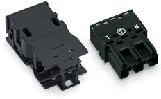 3-Pool Spanning Ontlasting Connector Plug 4mm Zwart - 770-213/035-000 [2 Stuks]