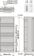 Eaton Medusa Flex 3Phase 10Group Distribution Board - 2098031