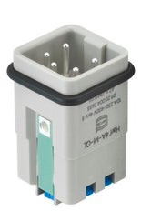 Harting Han 4A-M-QL Mannelijke Insteekconnector 4P+PE - 09200042633
