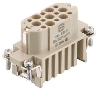 Harting Han D 15-Pin Vrouwelijke Crimp Connector 10A - 09210153101