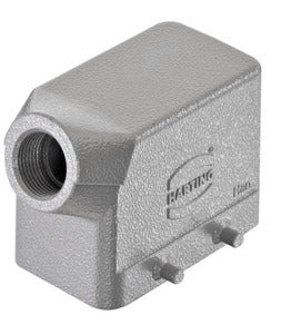 Han 10B Zij-Ingang Kap M25 Aluminium - 19300101521