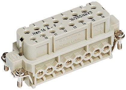 Harting Han A 16 Positie Vrouwelijke Invoegconnector - 09200162812