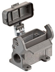 Harting 10A Oppervlakte Bevestiging Behuizing 2xM20 - 19200100295