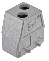 Han 10B Hoge Constructie Kap Boveninvoer 2xM20 - 19300100465