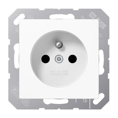 Jung AS500 Franse Stopcontact Wit Met Kindbescherming - A1520FKIWW