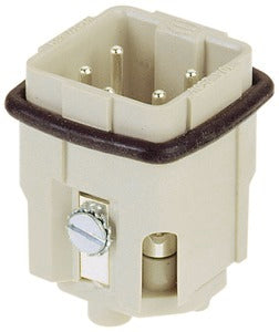 Harting Han 4A Mannelijke Invoegconnector 4P+PE 10A - 09200042611