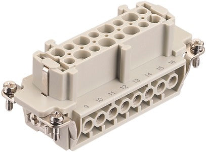 16 Positie Vrouwelijke Invoegconnector Met Schroefaansluiting - 09330162701