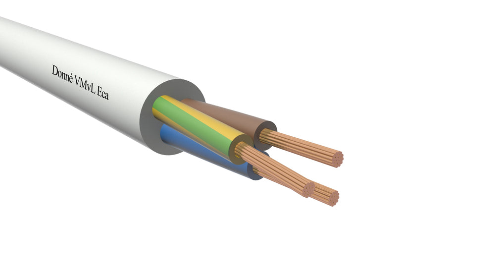 VMvL Eca Vinyl Cable 4G1mm² Black 100M - D09539 [100 Meters]