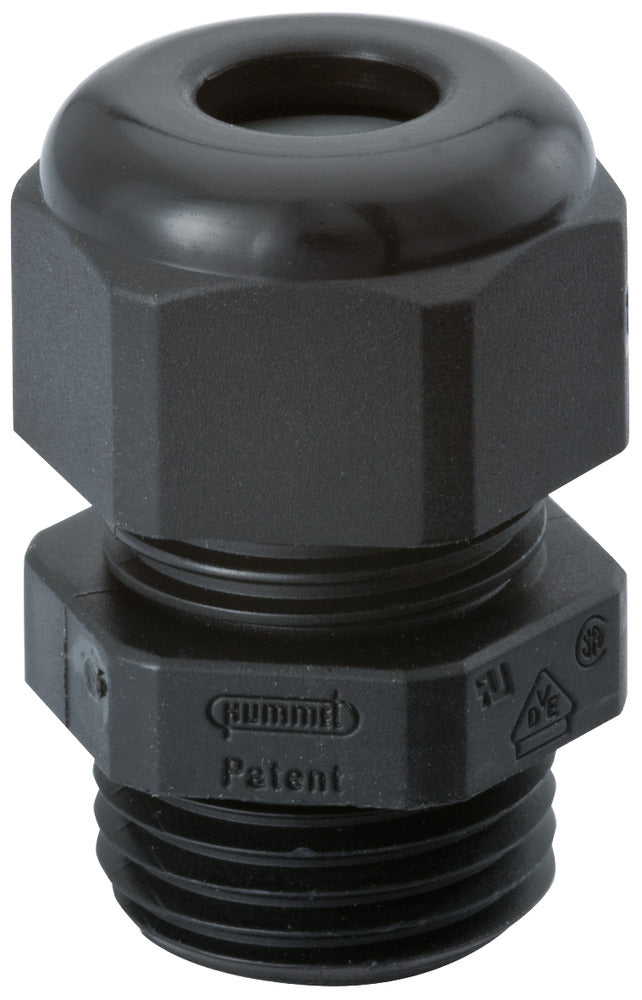 Hummel HSK-K M16x1.5 Cable Gland Black PA - 1209160151 [10 Pieces]