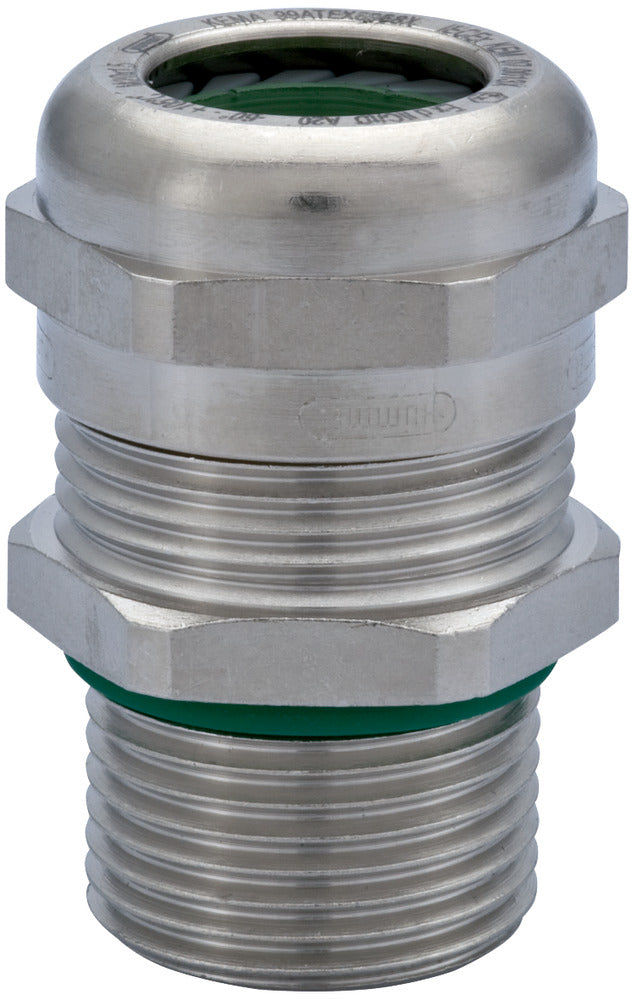 Hummel HSK-M Ex-d M20 Cable Gland Nickel Plated Brass - 1622200050