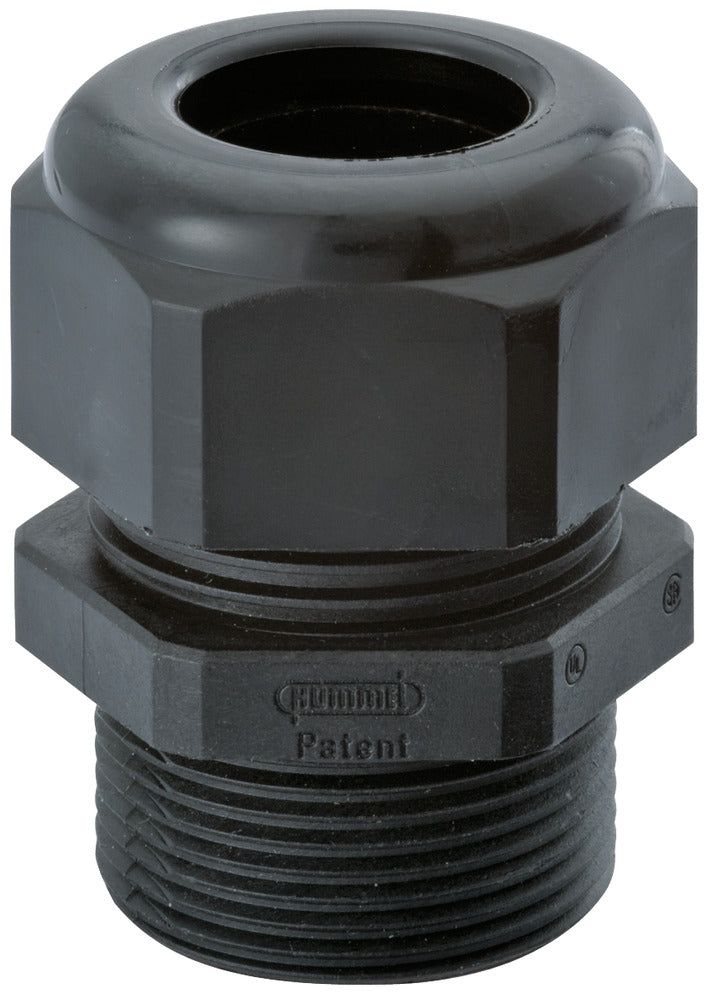 M12 Long Cable Gland HSK-K Black Polyamide - 1209120130 [10 Pieces]
