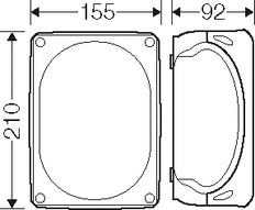Hensel FK 1616 Aansluitdoos IP66 5-Poorts E30/E90 - FK 1616