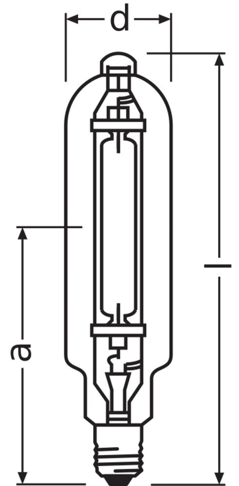 Osram Powerstar Hqi-T 2000W Metaalhalidelamp E40 - 4008321665379