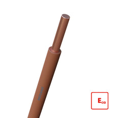 Nexans H07V-U 6mm² Installatiedraad Bruin Eca - 10533300 [100 Meters]
