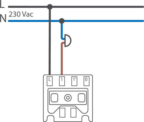 Waterdichte IP55 Drukknopschakelaar 10A 250V NO/NC Zwart - 761-33005