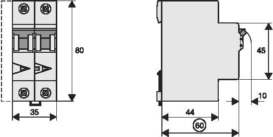 Eaton 2P RCBO Circuit Breaker 16A 30mA B-Type - 170881