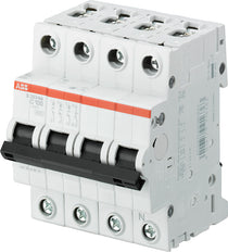 Abb S203 3P+N 80A C-Curve Aardlek 6kA - 2CDS253103R0804