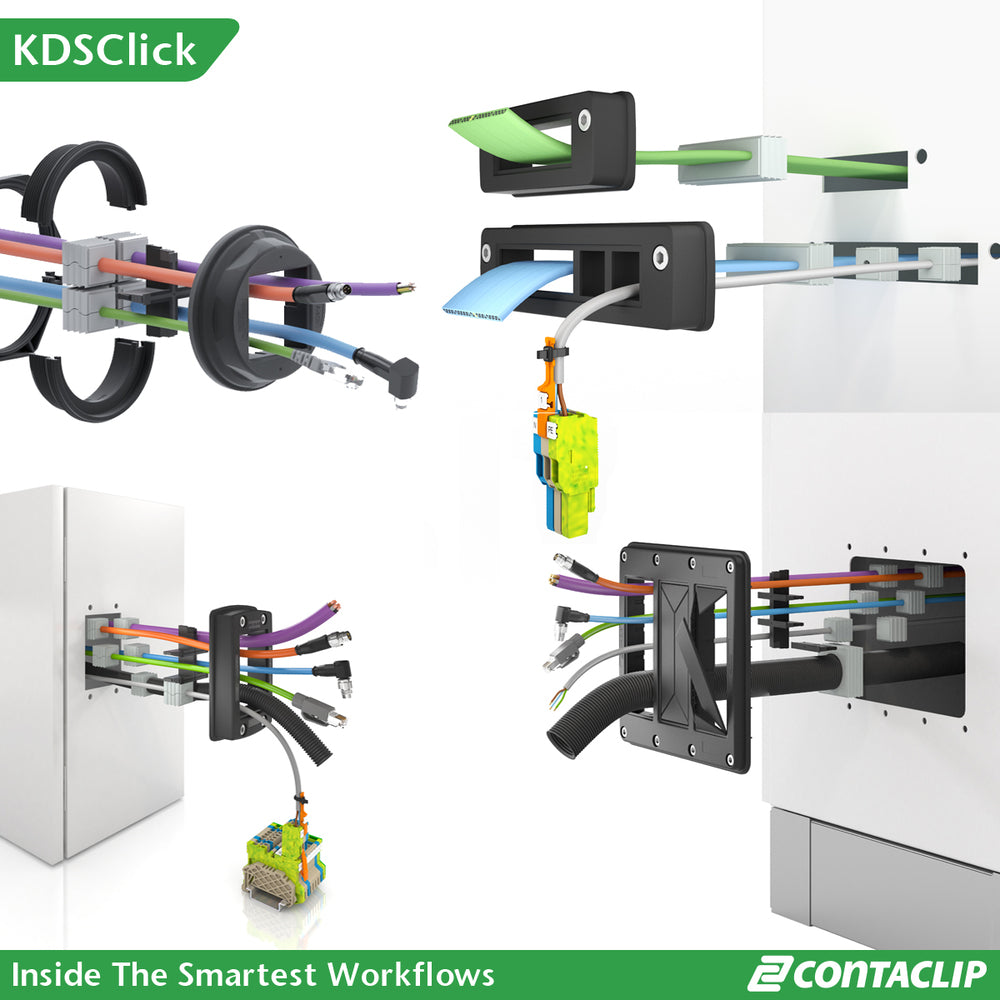 Conta-Clip Kds Kabeldoorvoer Afsluitinsert 5-6mm Zwart - 28525.4 [10 Stuks]