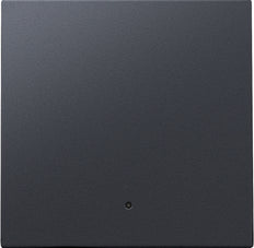 Niko Intense Elektronische Schakelafdekking Met Lens Antraciet - 122-32002