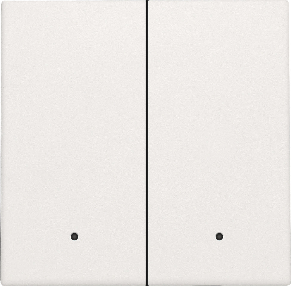 Niko Dubbele Elektronische Schakelaar Met LED Feedback Lens Wit - 101-32004 [2 Stuks]