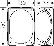 Hensel DK1000G IP66 Doos 180x130mm - DK 1000 G