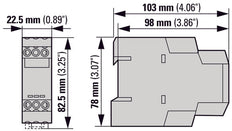 Eaton Multifunctionele Tijdrelais 400VAC 0.05s-100h - 031887
