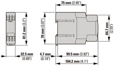 Eaton Multi Functie Elektronische Tijdrelais ETR4-69-A - 031891