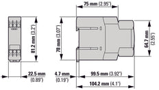 Eaton Multifunctionele Tijdrelais 400VAC 0.05s-100h - 031887