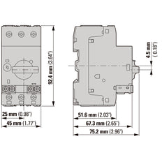 Eaton PKM0 6.3A Motor Protection Circuit Breaker - 072728