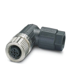 M12 5-Pin Hoekige Vrouwelijke Connector Met Push-Lock Veer - 1424653
