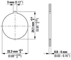 Eaton R9 Cilinder Hangslot Grip Lock Handvat Zwart Blauw - 191849