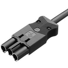 2 Polige Mannelijke Aansluitkabel LV9 50cm 0.75mm2 - 99986305 [2 Stuks]