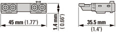 Eaton Standaard Hulpcontactblok 1NO 1NC Voor Montagemontage - 208277