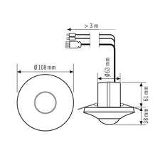 ESYLUX PD-C 360I/8 DUO DALI Plafond Aanwezigheidsdetectie - EP10427824