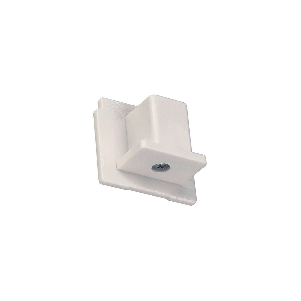 EUTRAC Witte Eindkap Voor 3-Circuit Railsysteem - 1001527 [2 Stuks]