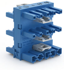 WAGO WINSTA MIDI 5-Weg Verdeelconnector Blauw - 770-1947