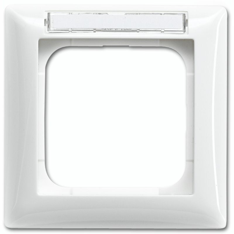 ABB Single Frame Cover With Text Window - 2CKA001754A4548