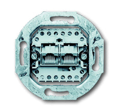 ABB Dubbele RJ45 Gegevenssocket Cat3 - 2CKA000230A0243